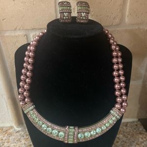 Heidi Daus Necklace and Earrings Set ❤️